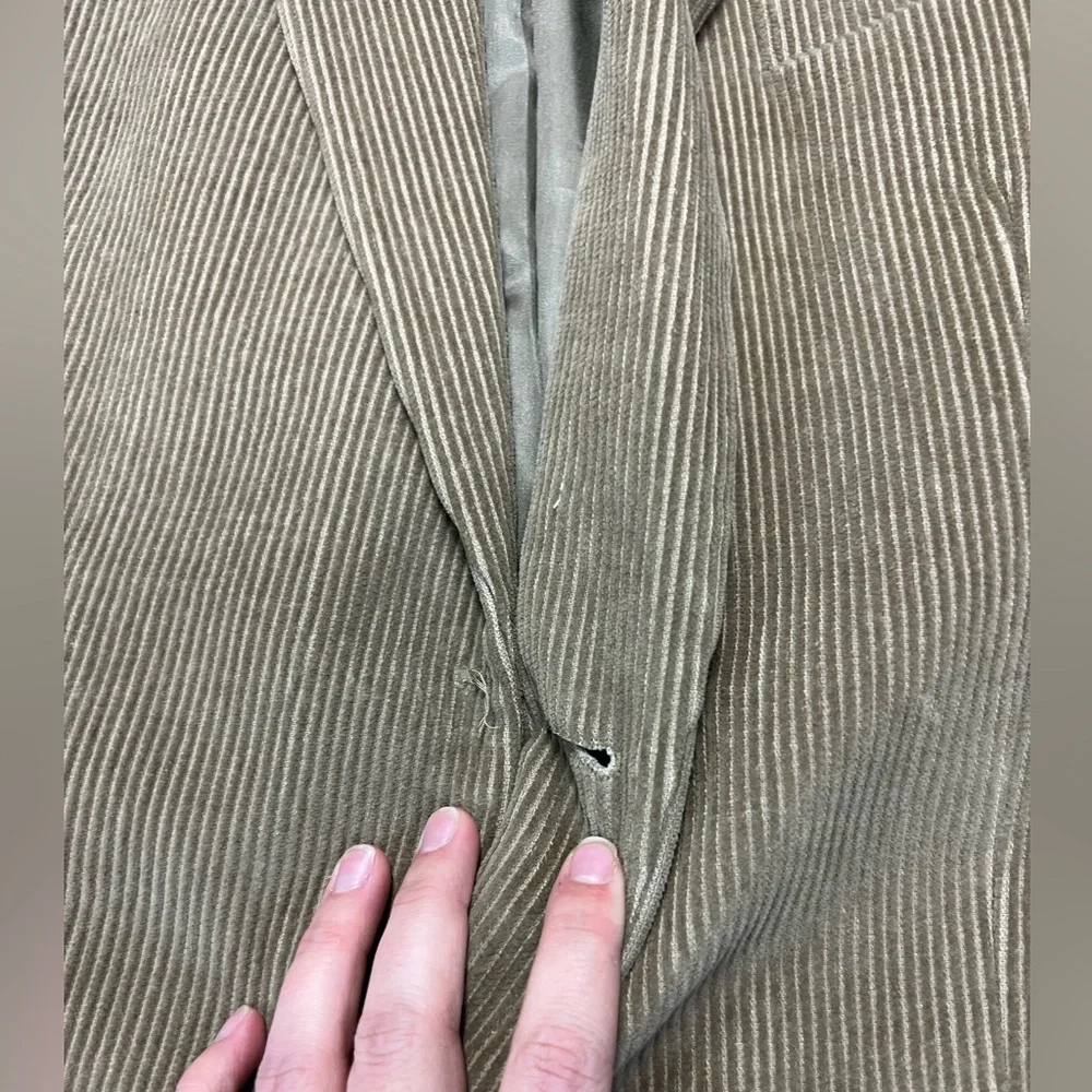 Lauren Ralph Lauren jacket mens 44L tan khaki corduroy sports coat blazer‎